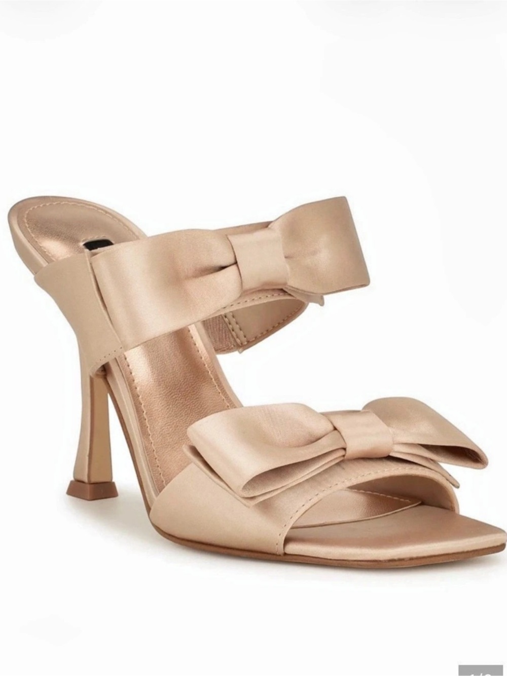 Nine West Trina Bow Mule Sandals Pink